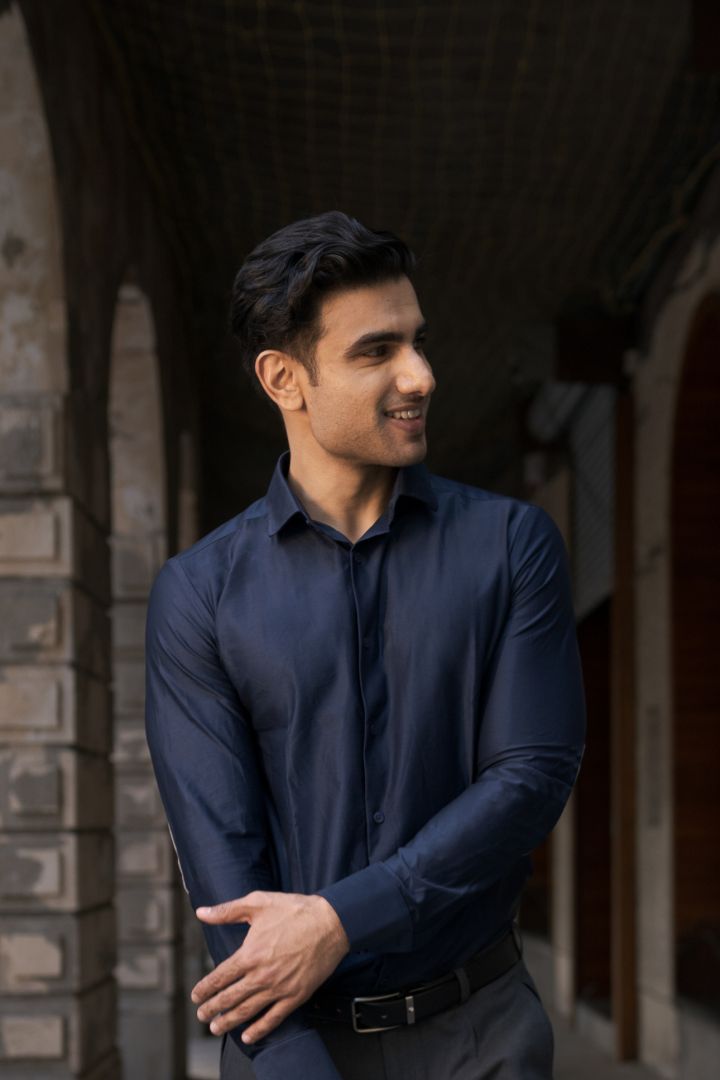 Men's Biofused & Engineered Royal Blue Shirt