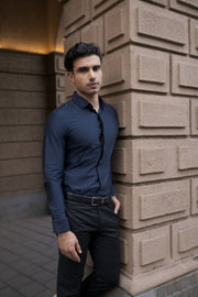 Men's Biofused & Engineered Royal Blue Formal Shirt