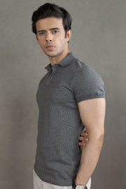 Men’s Coffee-Infused Grey Polo