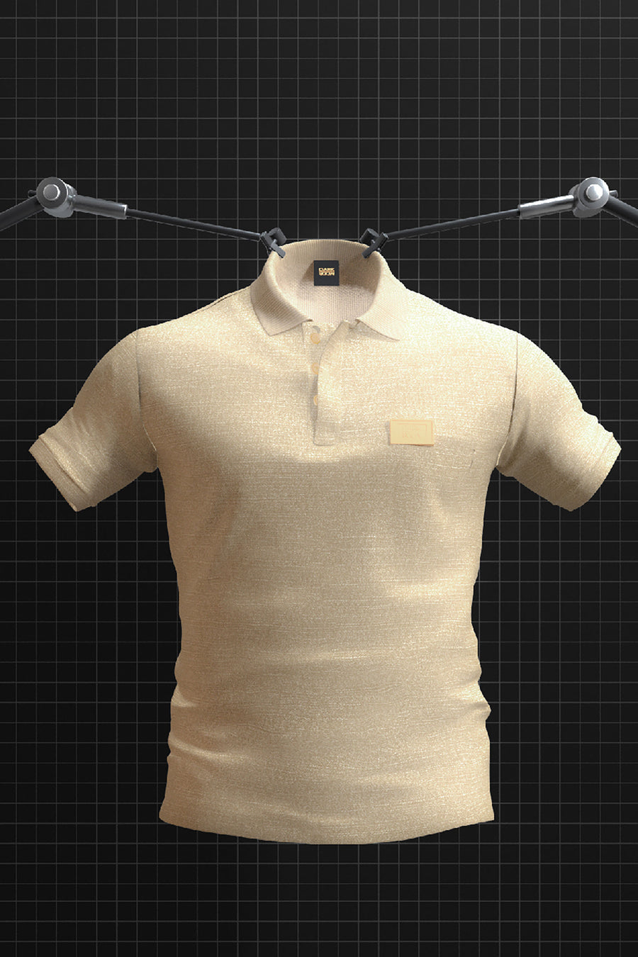 Men’s Coffee-Infused Peach Polo