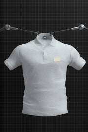 Men’s Coffee-Infused White Polo