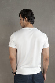 Men’s Coffee-Infused White T-shirt