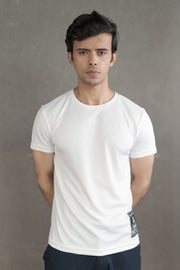 Men’s Coffee-Infused White T-shirt