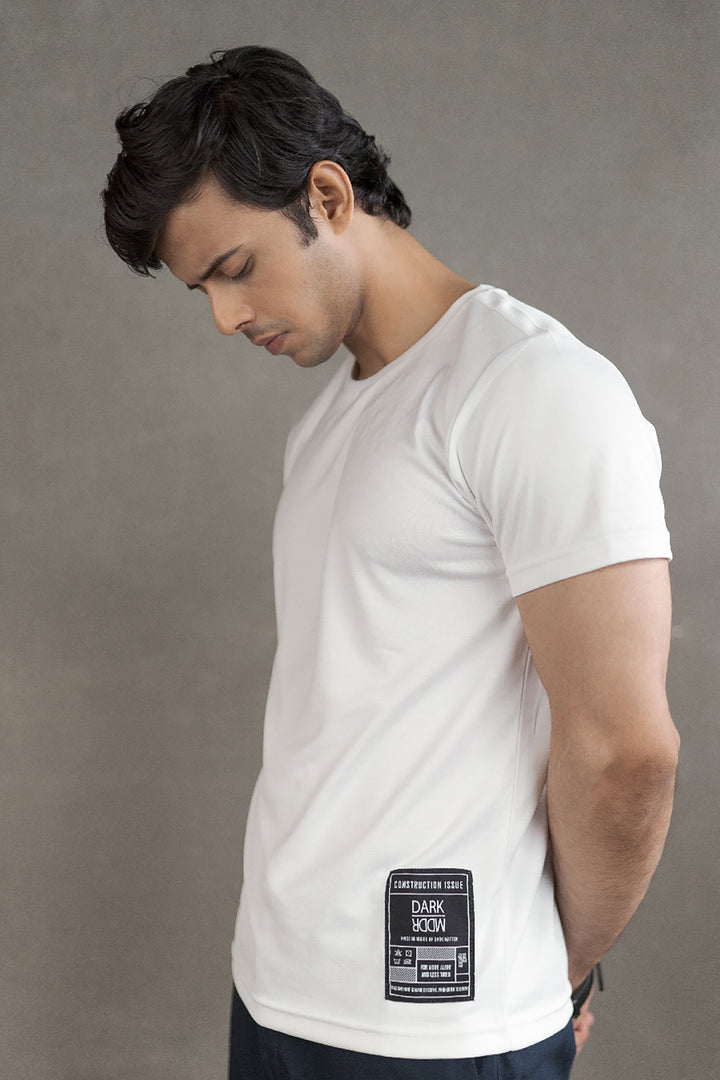 Men’s Coffee-Infused White T-shirt