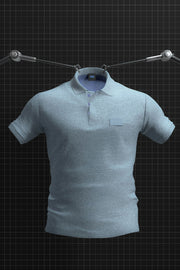 Women’s Coffee-Infused Blue Polo