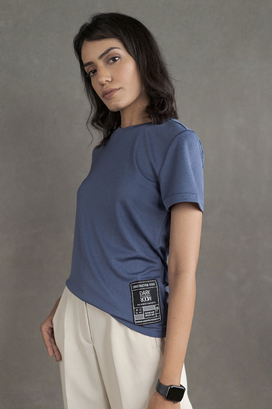 Women’s Coffee-Infused Blue T-shirt