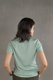 Women’s Coffee-Infused Green T-shirt