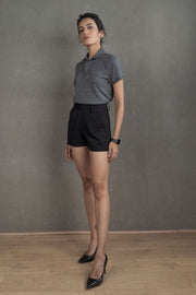 Women’s Coffee-Infused Grey Polo